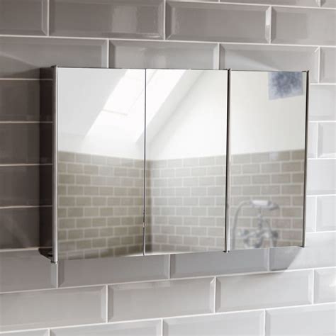 Shop wayfair for the best bathroom wall mirror cabinet. Bathroom Cabinet Double Triple Door Wall Mounted Mirror ...