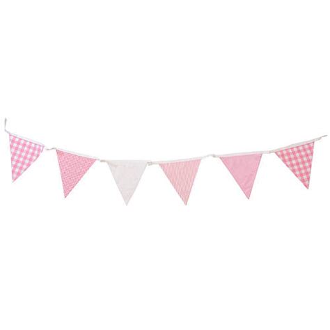 Shades Of Pink Cotton Bunting By The Cotton Bunting Company