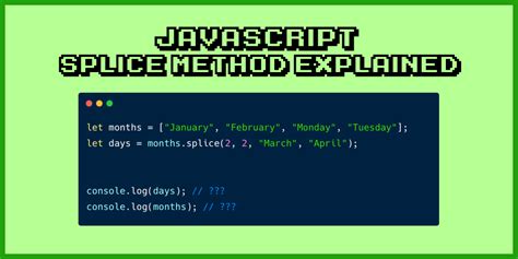 Javascript Splice Como Utilizar El Metodo Splice De Arreglo En Js