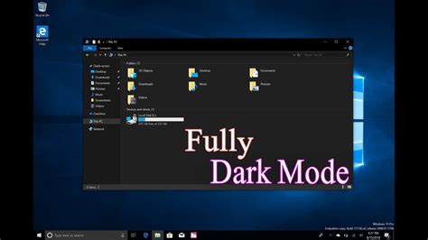 Windows 7 And 10 Official Dark Theme Fully Dark Mode In Windows