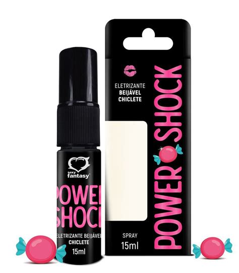 Power Shock Gel Eletrizante Comestível Chiclete 15ml Sexshop Sexdesejo Sex Shop Online