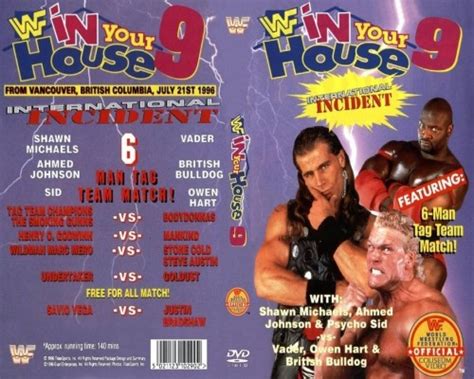Tjr Retro Wwe In Your House International Incident July