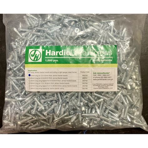 Original Hardie Drive Screw Hardiflex Screw 1000pcs Presyo Lang ₱650