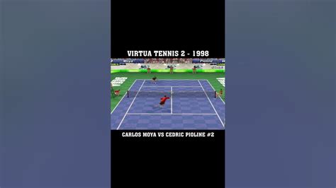 Virtua Tennis 2 2002 Ps2 Carlos Moya Vs Cedric Pioline 2 Youtube