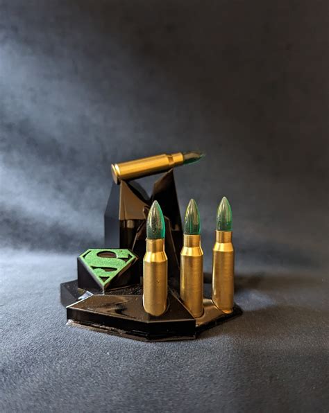 Smallville Kryptonite Bullets Prop Replica 4 Bullet Set Etsy