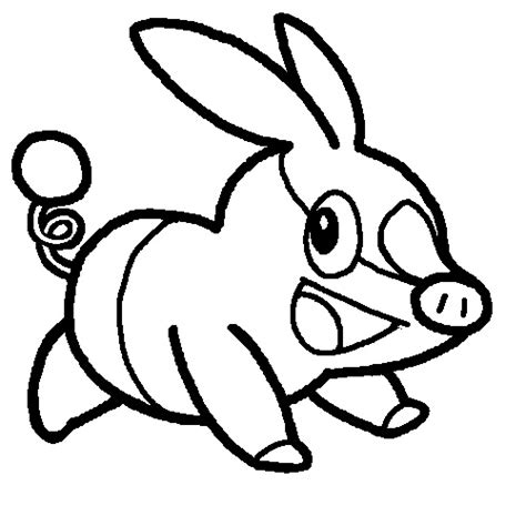 Coloring Page Pokemon Tepig Pixel Coloring Home