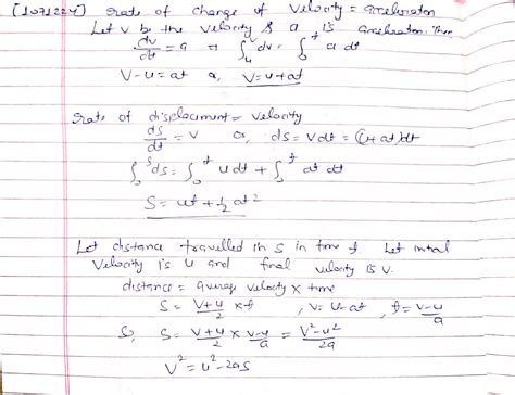 Derive The Equation Of Motion Using The Calculus Method