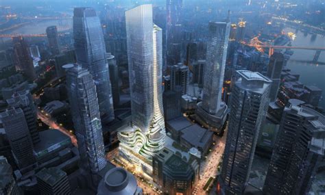 Aedas Unveils Design For A Mountainous Mixed Use Building For China