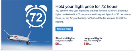 British Airways Increases Booking Fee Introduces Hold Charges