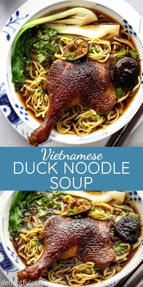 Game duck soup with plums and wild rice, duck soup, polish duck soup (czarnina), etc. Vietnamese Duck Noodle Soup (Mi Vit Tiem) | Recipe ...
