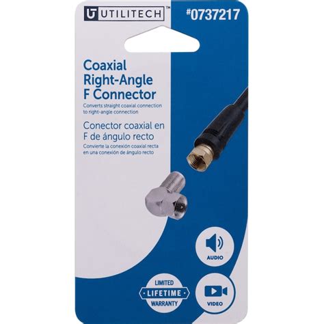 Utilitech Nickel Right Angle Screw On F Connector In The Video