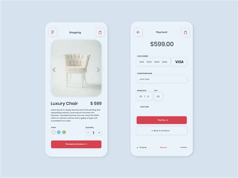Ecommerce Shopping App Product View And Checkout Ui Uplabs