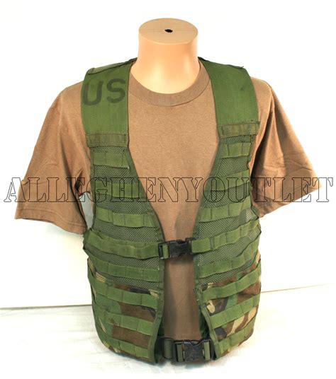 Molle Ii Fighting Load Carrier Vest Flc Woodland Camo Us Military Sds