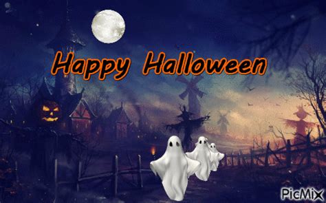 Ghost Happy Halloween Animated Quotes Pictures Photos