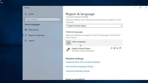 How To Change Keyboard Language In Windows 10 Youtube