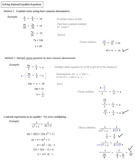 29 Solving Rational Equations Worksheet Algebra 1 - Worksheet Resource
