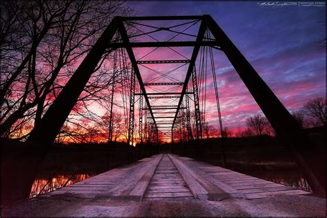 Airtight Bridge Sunset Ashmore Il 03152015 The Hist Flickr