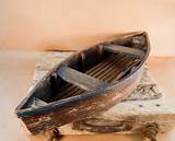 Photos of Old Wooden Row Boat For Sale