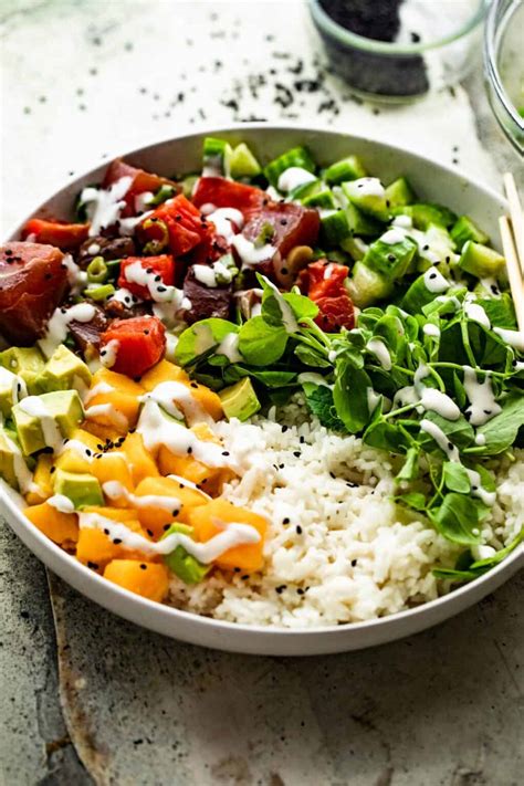 Poke Bowl Recipe Diethood