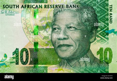 South Africa 10 Ten Rand Bank Note Stock Photo Royalty Free Image