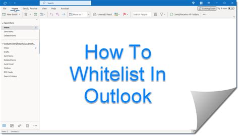 How To Quickly And Easily Whitelist People Automatically In Outlook