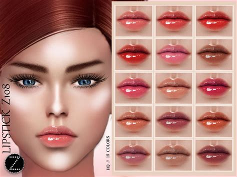 Lipstick Z108 By Zenx From Tsr Sims 4 Downloads