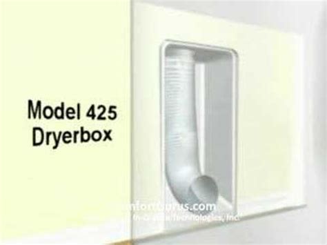Recessed dryer box review model 425. The Dryerbox - Recessed Dryer Vent Box - YouTube