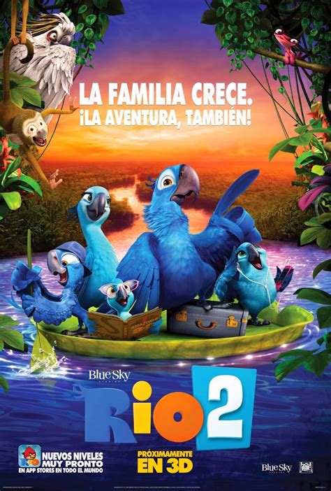 Desenho Cast Rio 2 Conheça A Família De Blu