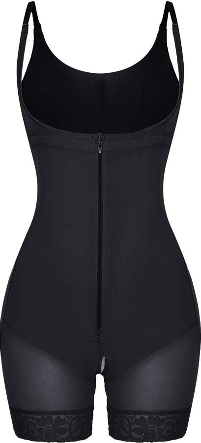 generic new sling wrap up waist lift hip tight fat fat lady large breasted zipper bodysuit under