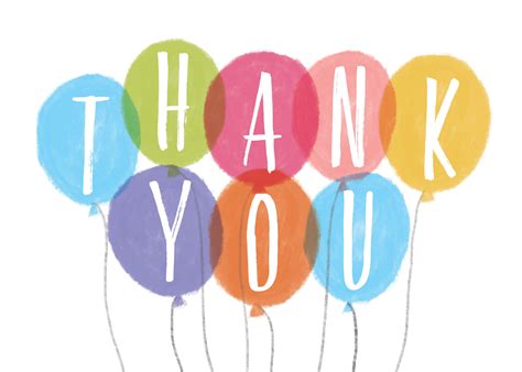 Use appropriate thank you card wording. Balloons - Thank You Card Template (Free) | Greetings Island