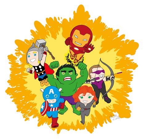 Little Avengers By Zacramandy On Deviantart