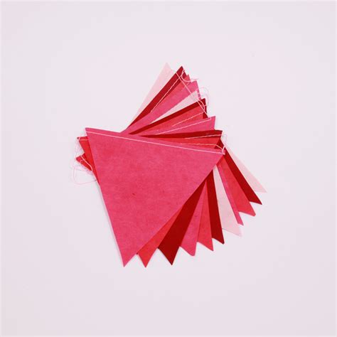 Handmade Pink Paper Bunting Little Lulubel