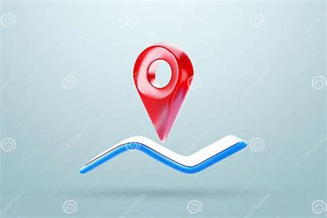 Concept Guidebook Navigator Red Map Location Symbol Sign Or