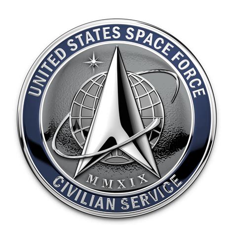 United States Of America Space Force Civilian Service All Metal Sign 14