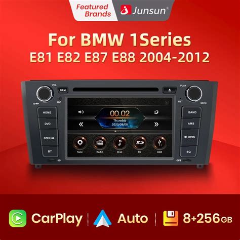 Junsun Car Radio Multimedia Player For Bmw 1 Seriese81 E82 E87 E88 2004