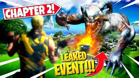 Sure, chapter 2 season 1 introduced a brand new map, but. New events in Fortnite! - YouTube