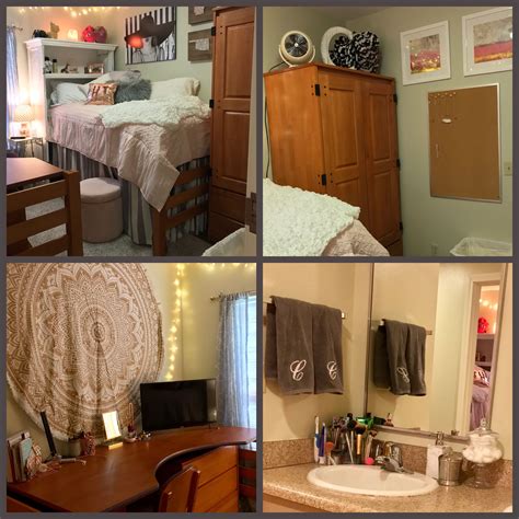 University Of Arkansas Northwest Quads Dorm Room College Bedroom