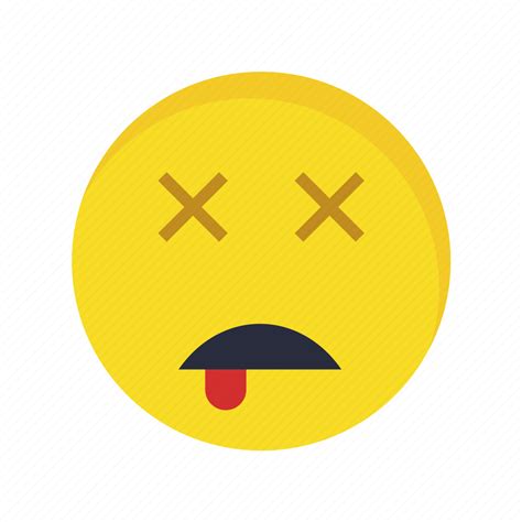 Dead Emoticon Emoji Icon Download On Iconfinder