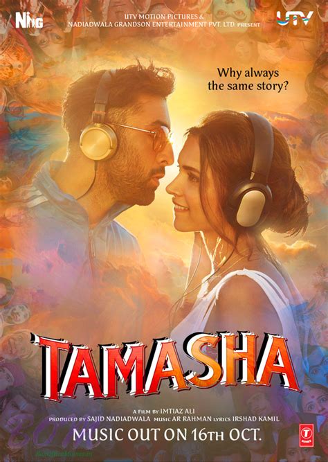Tamasha poster announcing music out on 16 Oct photo - Tamasha poster on 6 Oct announcing music ...
