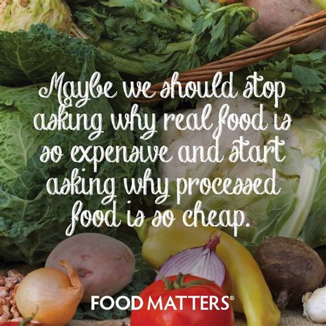 Something To Think About Foodmatters Fmquotes