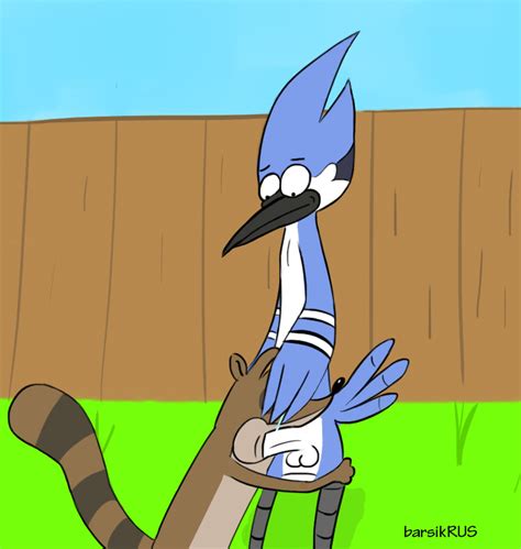 Rule 34 Barsikrus Interspecies Male Only Mordecai Regular Show Rigby
