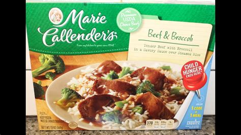 One 10 oz marie callender's chicken pot pie frozen meal. Marie Callender's: Beef & Broccoli Review - YouTube