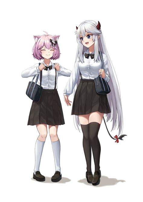 Vei And Nyatasha Nyanners Vshojo Drawn By Erezu Danbooru