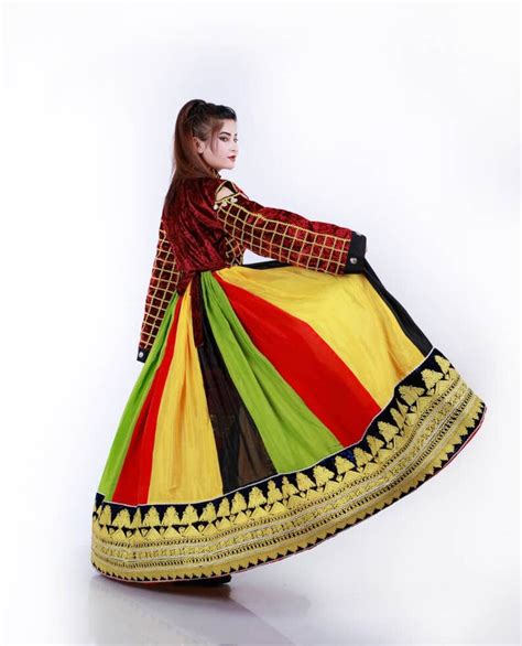 Afghan Kuchi Long Dress Afghan Multi Color Dress Charma Embroidered