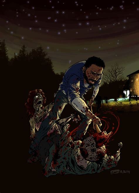 Twd Lee By Hideko69 Walking Dead Fan Art Walking Dead