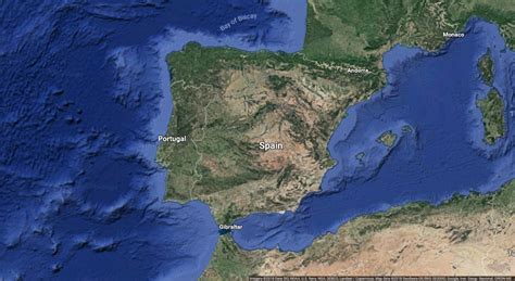 Spain Map Of Spain Europe Earth 3d Map