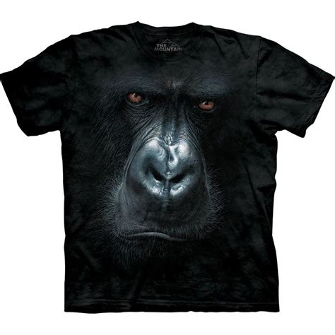 Gorilla In The Mist T Shirt Animal Tshirt Gorillas In The Mist Big Face