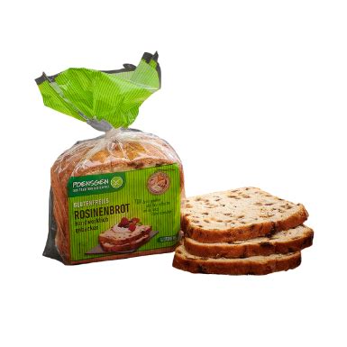 Kruh z rozinami brez glutena 400g - ISO Global