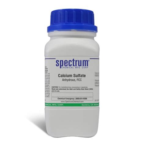 Calcium Sulfate Anhydrous Fcc 98 Spectrum Chemical Fisher Scientific