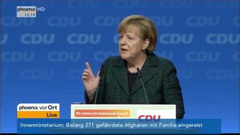 Cdu Parteitag Rede Der Kanzlerin Angela Merkel Am 9122014 Youtube